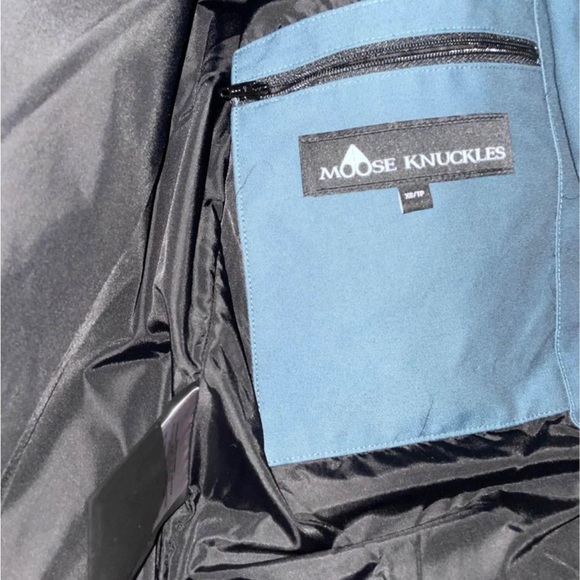 Moose knuckles 3q jacket blue size Xsmall - Picture 4 of 4